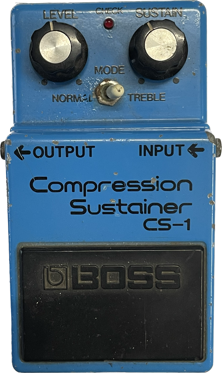 BOSS CS-1 compression sustainer 日本製　銀ネジ 1979 Boss CS-1 Compressor - Silver Screw - Made In Japan