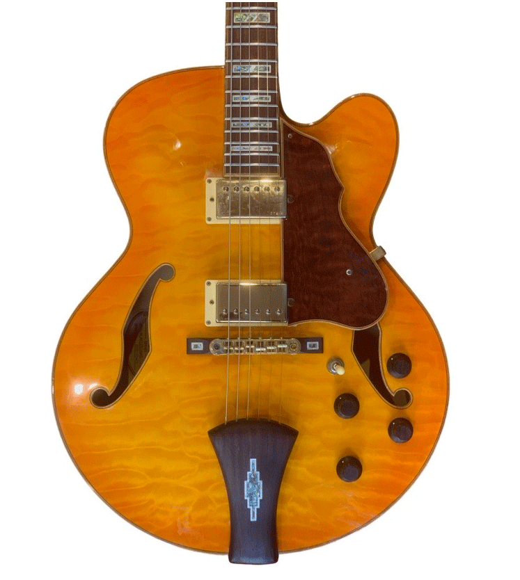 Ibanez Artcore Custom AF125 Hollow Body Electric Guitar Amber