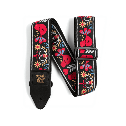 Redbird Rising Jacquard Strap