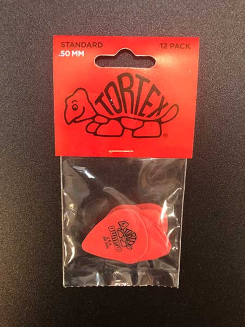 Jim Dunlop Tortex Standard Pick .50mm Pack of 12