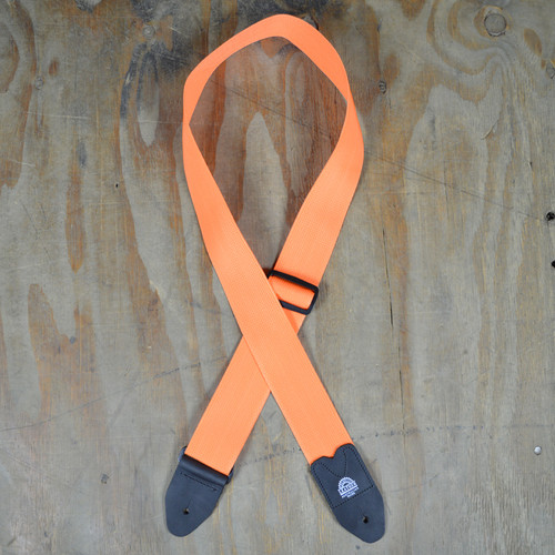 Orange Webbing Guitar Strap