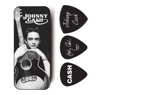 Johhny Cash Memphis Pick Tin with 6 picks