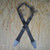 Extra Long Black Webbing with Heavy Duty Leather Ends Guitar Strap