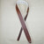 2.5" Padded Upholstery Leather Guitar Strap Brown & White