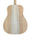 Cole Clark FL1 acoustic guitar body back