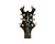 BC Rich Bronze Series Tribal Fire Warlock electric Guitar head stock