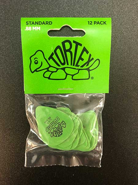 Jim Dunlop Tortex Standard Pick .88mm Pack of 12