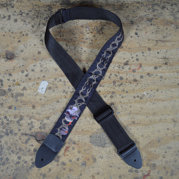 Barb Wire Tattoo Rag Guitar Strap