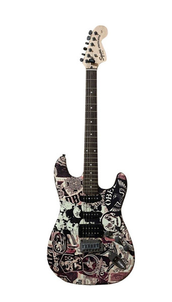 Squier Obey Collage Stratocaster