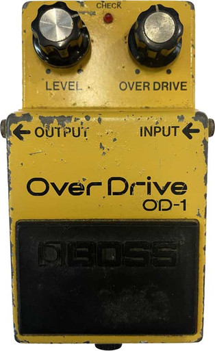 Boss OD-1 Overdrive OD1 Electric Guitar Pedal Made in Japan 1987