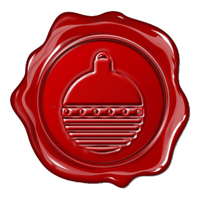 Christmas Wax Seal Style - Bauble