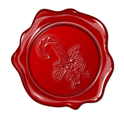 Christmas Wax Seal Style - Candy Cane