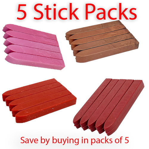 Sealing Wax Sticks - Packs of 5