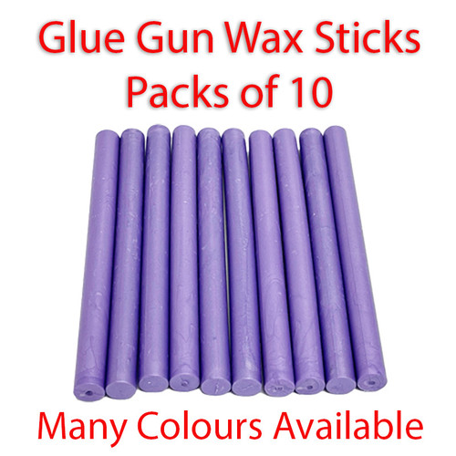 Glossy Color Hot Glue Sticks - 7mm (10 Colors)