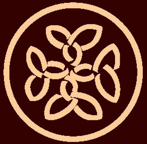 Standard Wax Seal Style 13 - Crossed Celtic Knot Standard Wax Seal Style 13 - Crossed Celtic Knot