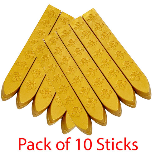 10 X Sticks of GOLD wax