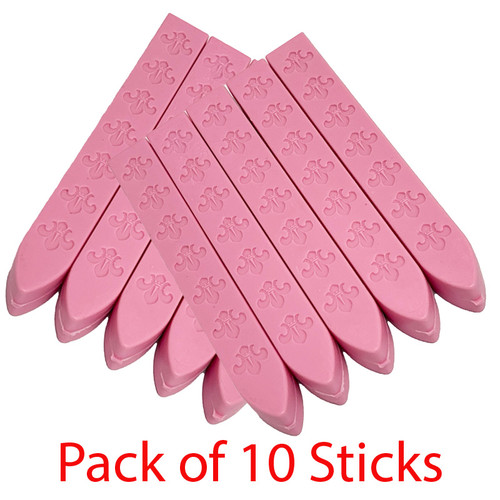 10 X Sticks of PRINCESS PINK wax