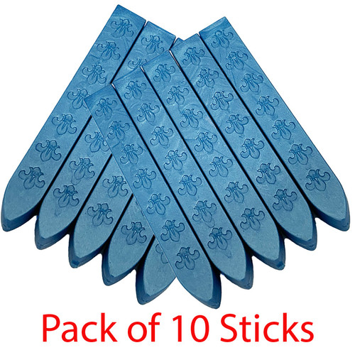 10 X Sticks of SKY BLUE wax