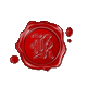 Single Letter Wax Seal Old English Style "K" Single Letter Wax Seal Old English Style "K"
