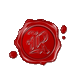Single Letter Wax Seal Old English Style "R" Single Letter Wax Seal Old English Style "R"