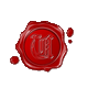 Single Letter Wax Seal Old English Style "U" Single Letter Wax Seal Old English Style "U"