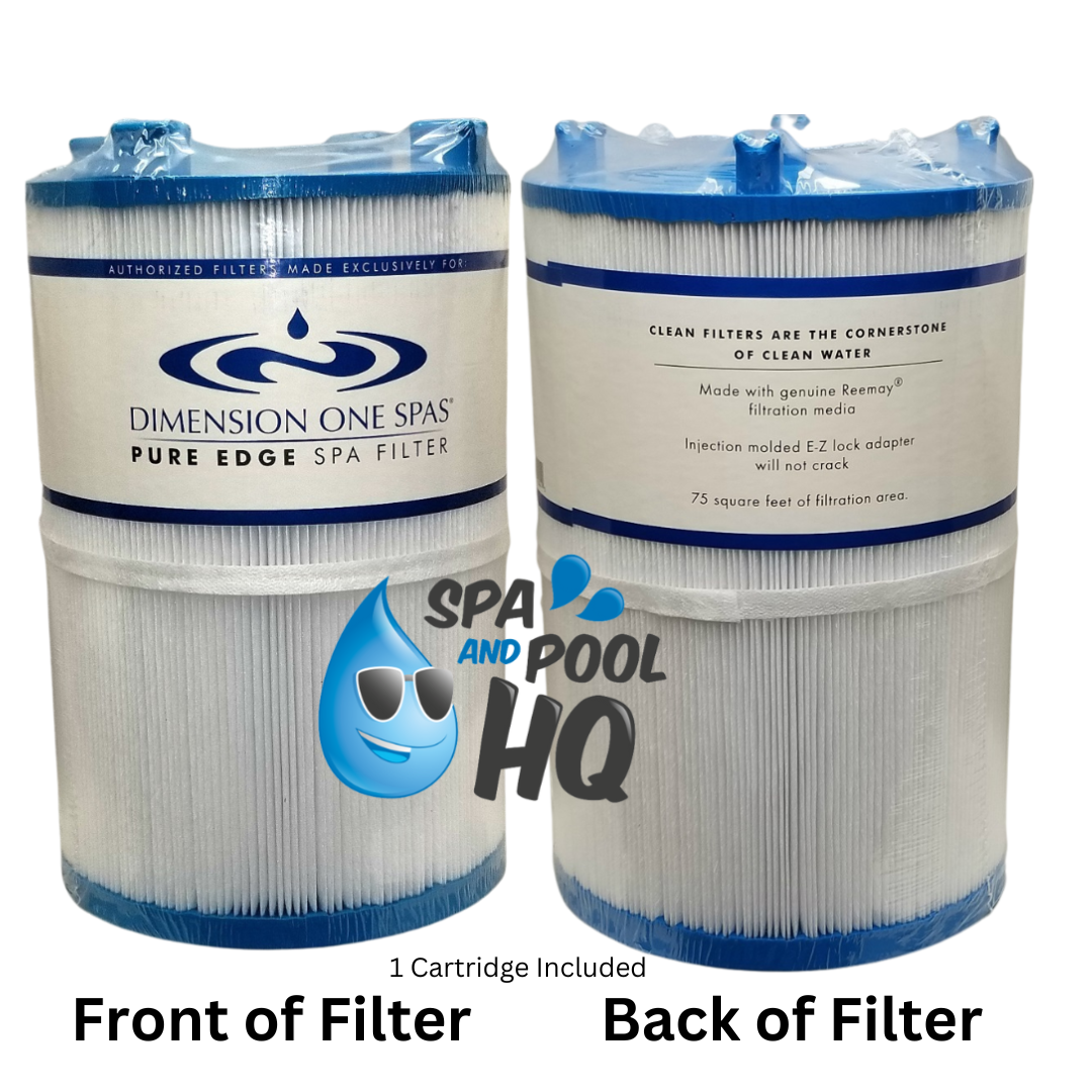 Peowuieu 2 Pezzi Filtro Spa Dimension One, Ricambio per Vision Dimension One Spa, 01512-261 per Filtro Vasca Idromassaggio Vision