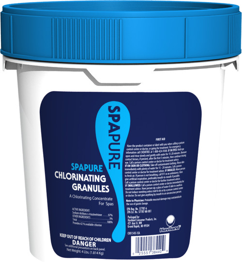 SpaPure Granular Chlorine 4lb | Fast Shipping
