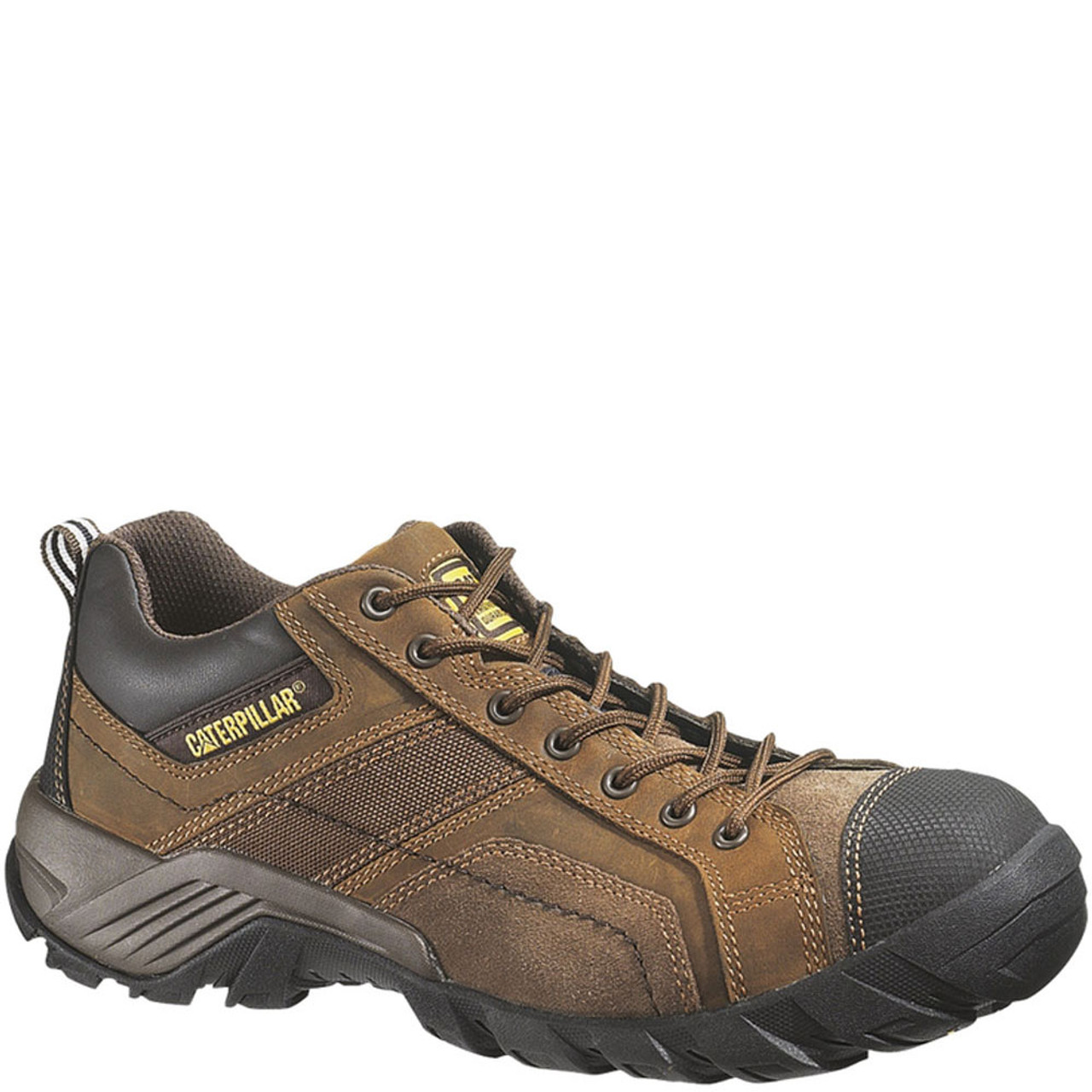 Caterpillar Men s Argon Composite Toe Work Shoe P89957 Dark Brown