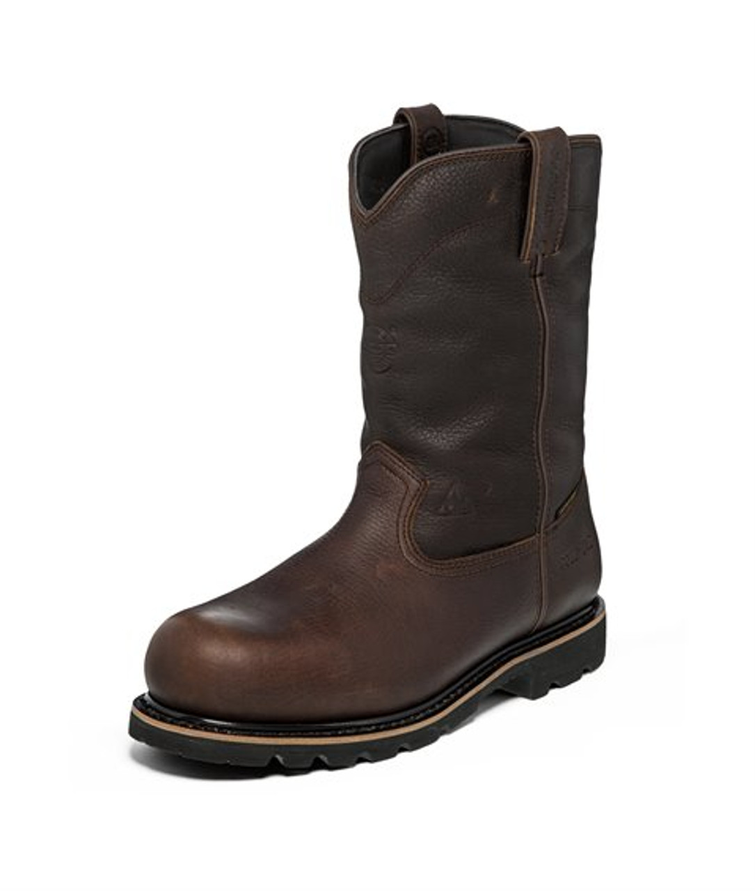 justin boots miner leather work boots