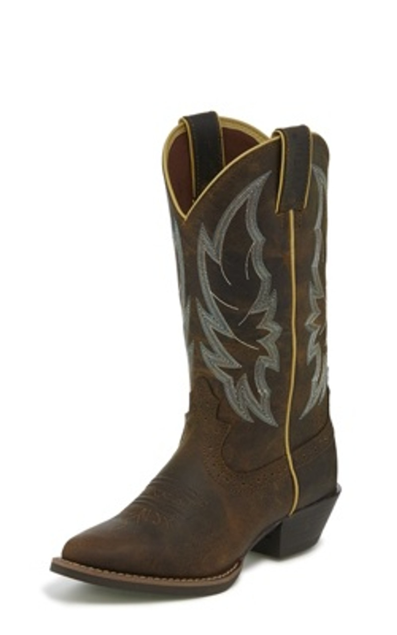 Justin clearance distressed boots