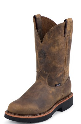 Justin Mens Boots 4445 11 Balusters Steel Toe