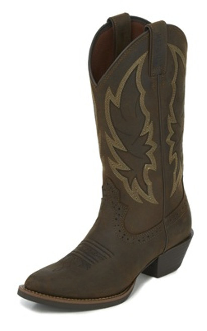 Justin Ladies Boots L2720 12 Rosella" Chocolate