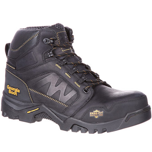 Georgia Boot Mens Amplitude Composite Toe Waterproof Work Boot GB00130 BLACK