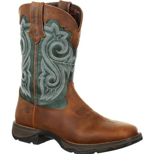 Lady Rebel by Durango® Women's Waterproof Western Boot DRD0312 BROWN EVERGREEN