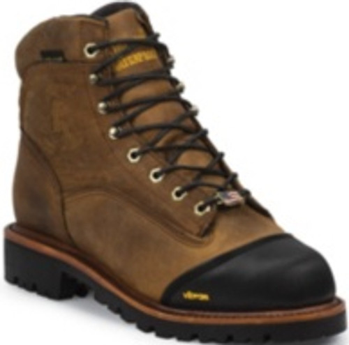 Chippewa Mens Boots 25372 BOLGER INS WATERPROOF LACEUP 6