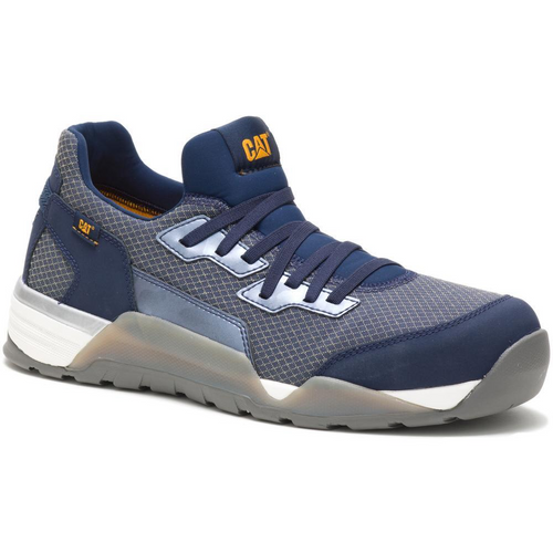 Caterpillar Men's Sprint Textile Alloy Toe Work Shoe P91186 Dress Blue