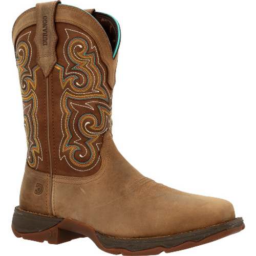 Lady Rebel Work by Durango® Composite Toe Western Work Boot DRD0410 DUSTY BROWN