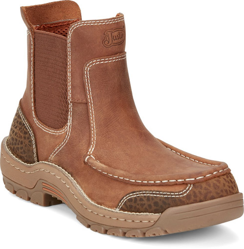 Justin Mens Boots SE254 Channing Barley Brown