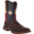 DB4446  DARK BROWN AND TEXAS FLAG