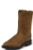 Justin Mens Boots 4760 10" CONDUCTOR PULLON BROWN