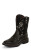 Justin Ladies Boots L9977 8" BLACK DEERCOW