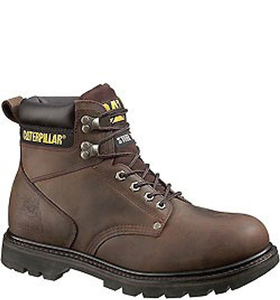 72593 Caterpillar Men's Second Shift Work Boots - Dark Brown