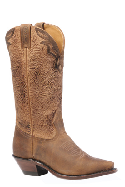 Boulet Ladies Western Boots Hill Billy Golden Boots 4614