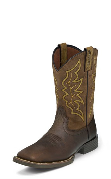 Justin Mens Boots 7223 11 Chet" Brown