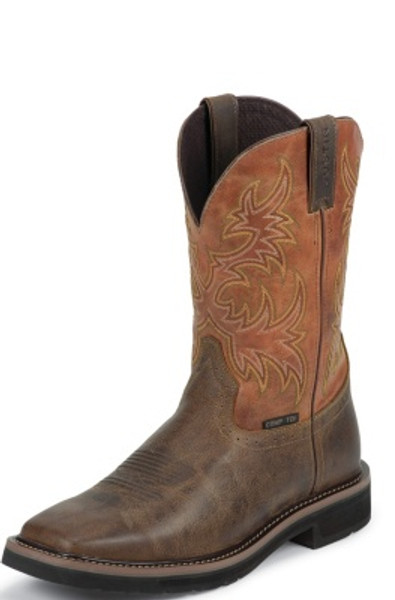 Justin Mens Boots WK4812 11" SWITCH COMP TOE