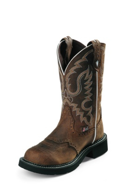 Justin Ladies Boots L9909 11" AGED BARK