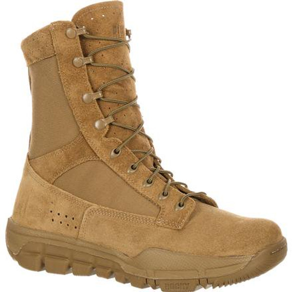 Rocky Mens Lightweight Commercial Military Boot RKC042 COYOTE BROWN