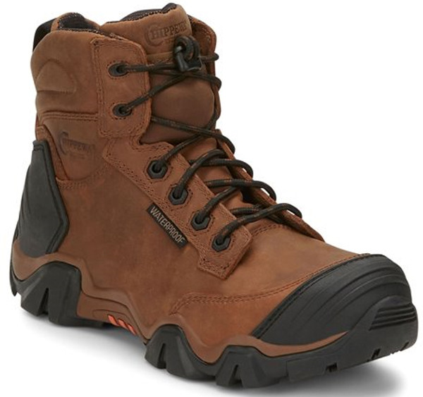 Chippewa Mens Boots 50003 6" ATLAS W/P BROWN NANO COMP TOE