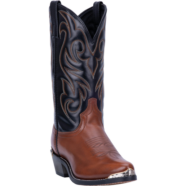 Laredo Boots Mens 28-2464 12" NASHVILLE PEANUT/BLACK