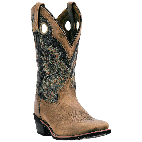 Laredo Boots Mens 68358 12" STILLWATER TAN/BLACK
